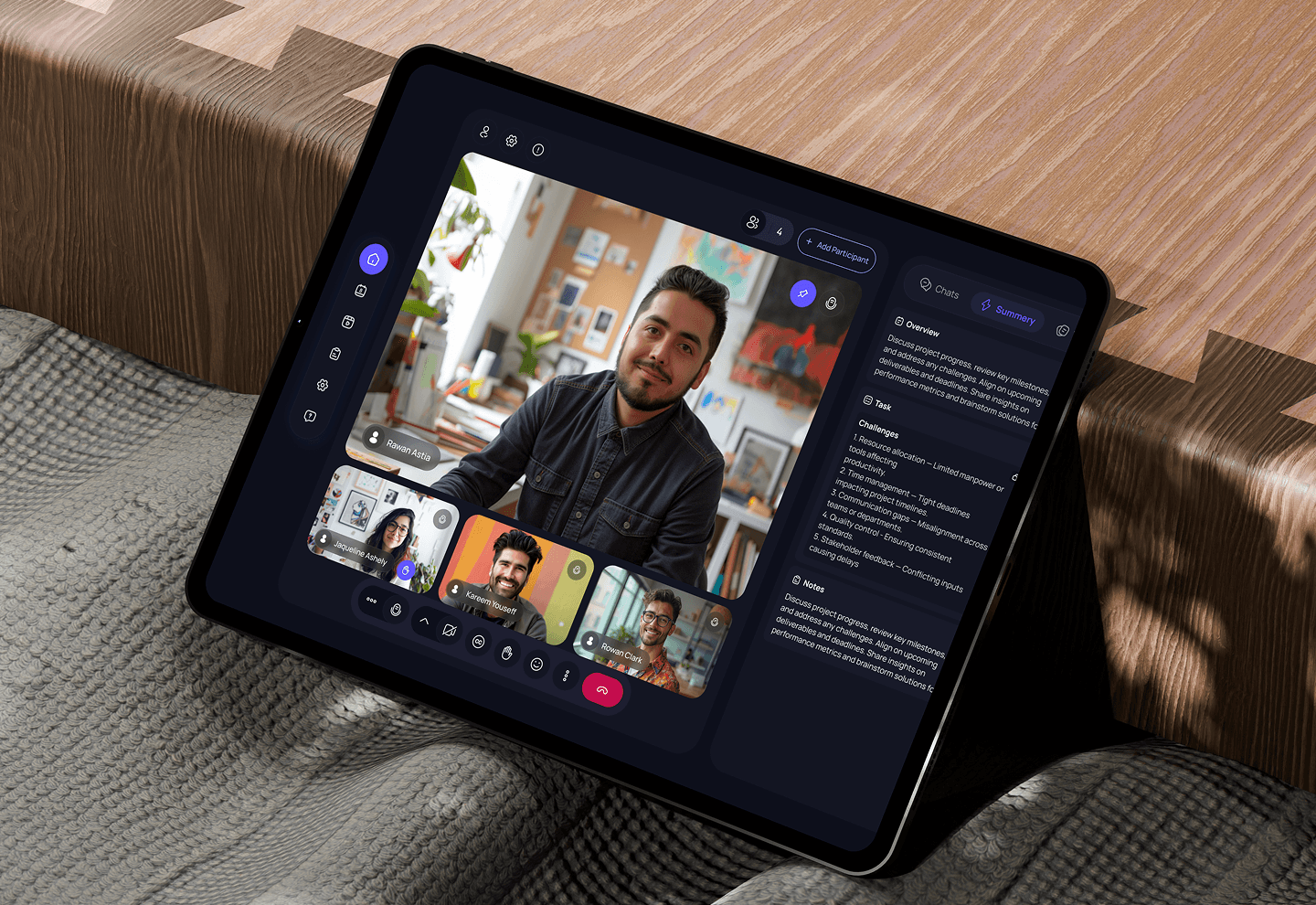 Quatic - AI Powered Meeting Assistant Case Study - Showcase