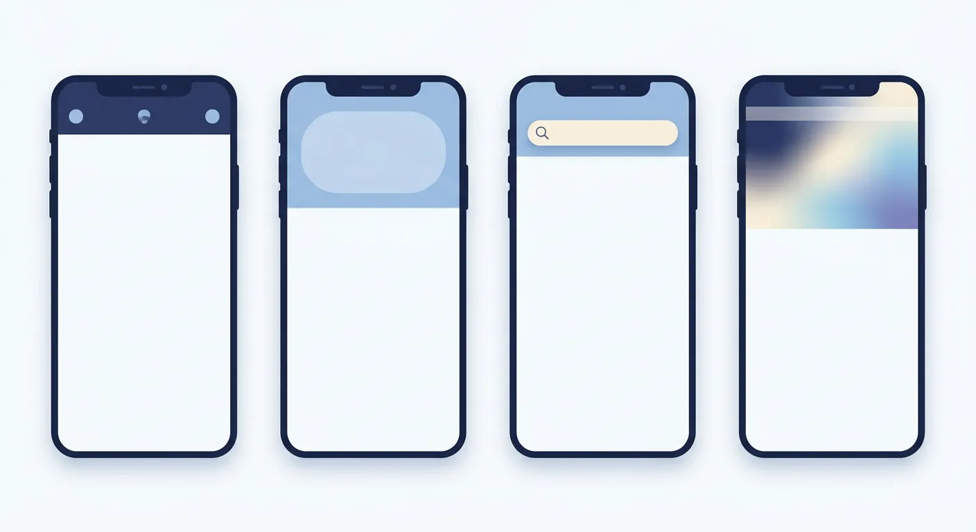 Mobile App Header UI Design: Patterns, Rules, and Mistakes
